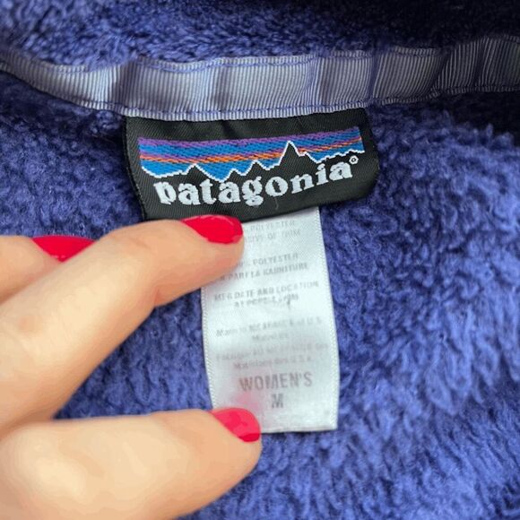 PATAGONIA Women's Indigo Re-Tool Snap-T® Polartech Fleece Pullover, SZ S - Picture 3 of 9